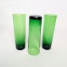 3 verres long drink verre bullé vert vintage | l'Atelier Imparfait 3 verres long drink verre bullé vert vintage | l'Atelier Imparfait