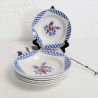 Lot de 6 assiettes creuses Lunéville modèle Henri | l'Atelier Imparfait Lot de 6 assiettes creuses Lunéville modèle Henri | l'Atelier Imparfait