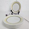 Lot de 6 assiettes Moulin des Loups Orchies | l'Atelier Imparfait