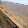 Coffre ancien bois sculpté panneaux moulurés | l'Atelier Imparfait
