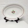 Plat creux ovale Moulin des Loups Orchies - Deux Roses | L'Atelier Imparfait Plat creux ovale Moulin des Loups Orchies - Deux Roses | L'Atelier Imparfait