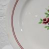 Plat creux ovale Moulin des Loups Orchies - Deux Roses | L'Atelier Imparfait Plat creux ovale Moulin des Loups Orchies - Deux Roses | L'Atelier Imparfait