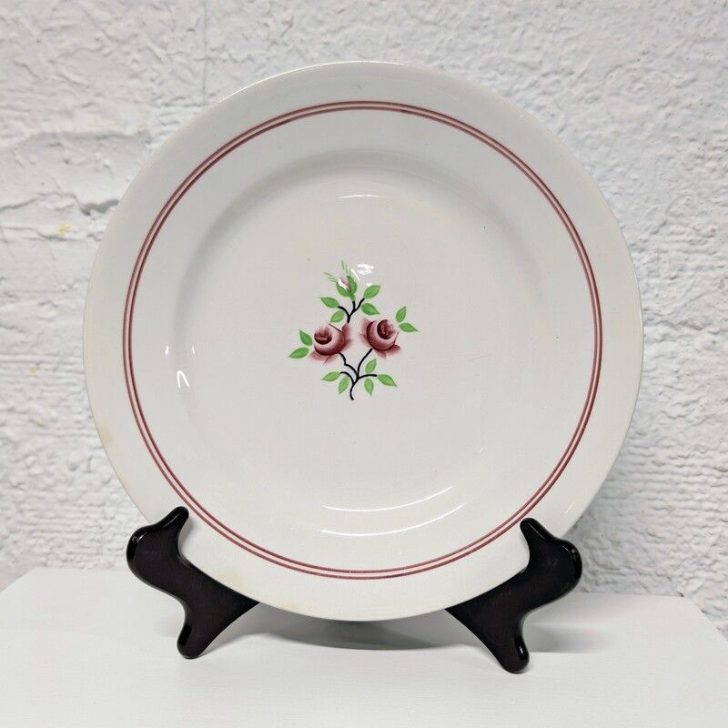 Plat Rond Moulin des Loups Orchies - Deux Roses| L'Atelier Imparfait