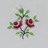 Plat Rond Moulin des Loups Orchies - Deux Roses| L'Atelier Imparfait Plat Rond Moulin des Loups Orchies - Deux Roses| L'Atelier Imparfait