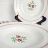 Lot de 5 assiettes creuses Moulin des Loups Orchies Deux Roses | L'Atelier Imparfait Lot de 5 assiettes creuses Moulin des Loups Orchies Deux Roses | L'Atelier Imparfait