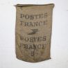 Sac postal Postes France vintage en jute Sac postal Postes France vintage en jute