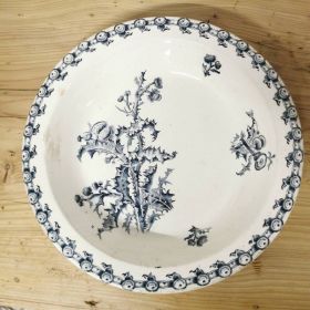 Plat creux Chardons Gien -...