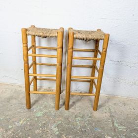 Paire de tabourets hauts en...