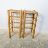 Tabouret Haut en Bois & Paille | L'Atelier Imparfait Tabouret Haut en Bois & Paille | L'Atelier Imparfait