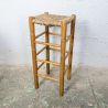 Tabouret Haut en Bois & Paille | L'Atelier Imparfait Tabouret Haut en Bois & Paille | L'Atelier Imparfait