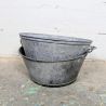 Bassine Zinc Ancienne Vintage | L'Atelier Imparfait