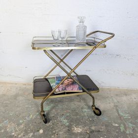 Chariot de bar vintage pliable
