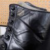 Patins à glace vintage Alain Giletti en cuir noir | l'Atelier Imparfait