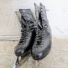 Patins à glace vintage Alain Giletti en cuir noir | l'Atelier Imparfait