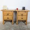 Paire de chevets en pin massif vintage | L'Atelier Imparfait Paire de chevets en pin massif vintage | L'Atelier Imparfait