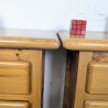 Paire de chevets en pin massif vintage | L'Atelier Imparfait Paire de chevets en pin massif vintage | L'Atelier Imparfait