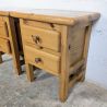 Paire de chevets en pin massif vintage | L'Atelier Imparfait Paire de chevets en pin massif vintage | L'Atelier Imparfait