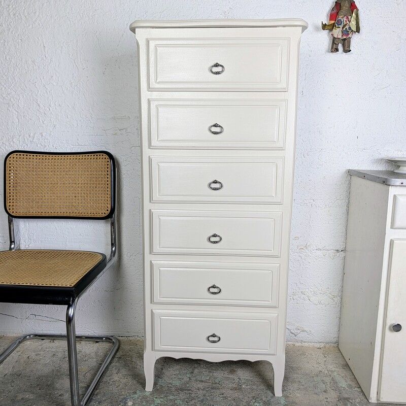 Chiffonnier semainier 6 tiroirs style Louis XV |&nbsp;L'Atelier Imparfait