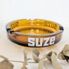 Cendrier publicitaire Suze verre ambré vintage | l'Atelier Imparfait Cendrier publicitaire Suze verre ambré vintage | l'Atelier Imparfait