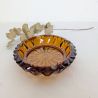 Cendrier verre ambré taillé vintage | L'Atelier Imparfait Cendrier verre ambré taillé vintage | L'Atelier Imparfait