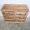 Grainetier ancien 6 tiroirs en bois massif | L'Atelier Imparfait