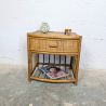 Chevet en Rotin Vintage | L'Atelier Imparfait Chevet en Rotin Vintage | L'Atelier Imparfait
