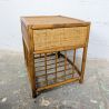 Chevet en Rotin Vintage | L'Atelier Imparfait Chevet en Rotin Vintage | L'Atelier Imparfait