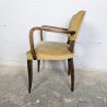 Fauteuil bridge vintage velours - Années 50 | L'Atelier Imparfait