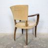 Fauteuil bridge vintage velours - Années 50 | L'Atelier Imparfait