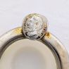 Cendrier de poche Napoléon III en opaline et métal | L'Atelier Imparfait