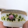 Cendrier de poche Napoléon III en opaline et métal | L'Atelier Imparfait