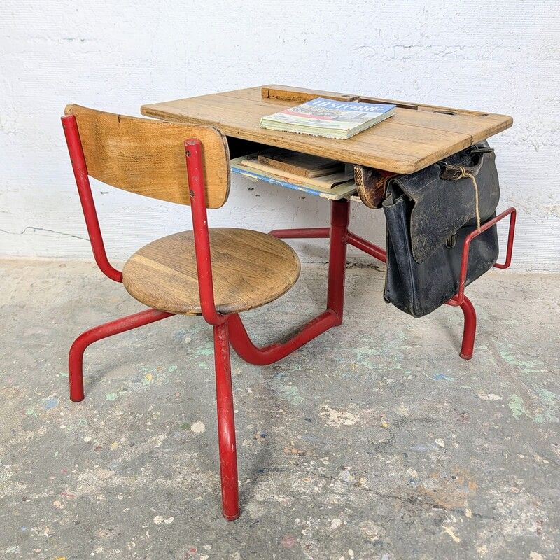 Pupitre Écolier Vintage – Monobloc | L'Atelier Imparfait