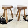 Paire de Tabourets Brutalistes | L'Atelier Imparfait Paire de Tabourets Brutalistes | L'Atelier Imparfait