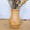 Vase en bois tourné vintage | L'Atelier Imparfait Vase en bois tourné vintage | L'Atelier Imparfait