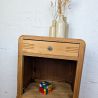Table de Chevet Art déco en Pin | L'Atelier Imparfait
