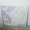 Carte de France administrative vintage encadrée | L'Atelier Imparfait