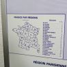 Carte de France administrative vintage encadrée | L'Atelier Imparfait