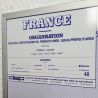 Carte de France administrative vintage encadrée | L'Atelier Imparfait