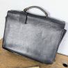 Cartable en Cuir Noir | L'Atelier Imparfait Cartable en Cuir Noir | L'Atelier Imparfait