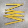 Mètre pliant vintage bois jaune ou métal | L'Atelier Imparfait