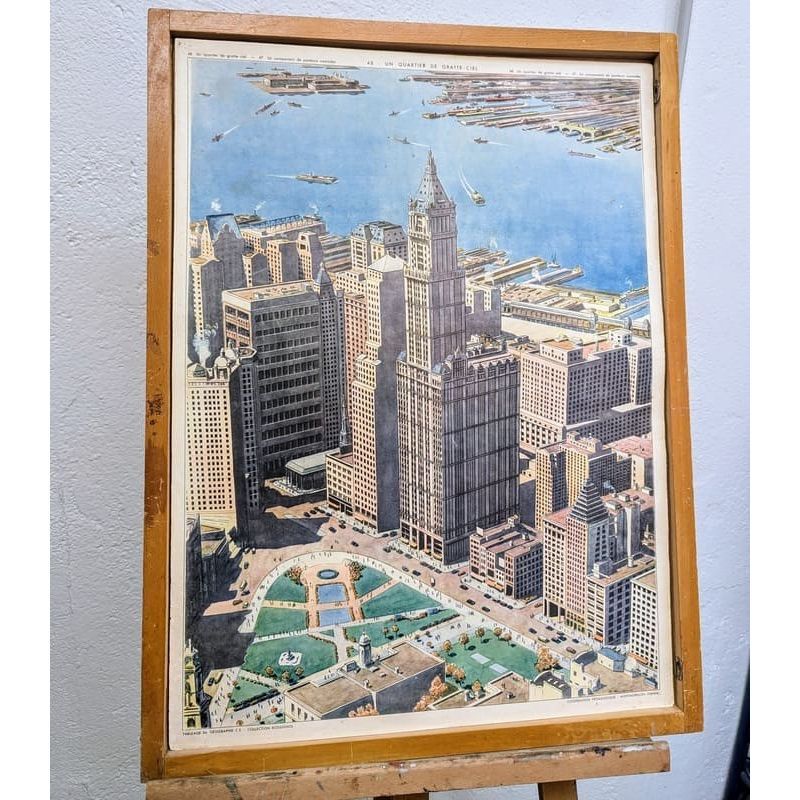 Affiche Rossignol Pasteurs Nomades / Gratte-Ciel | L'Atelier Imparfait
