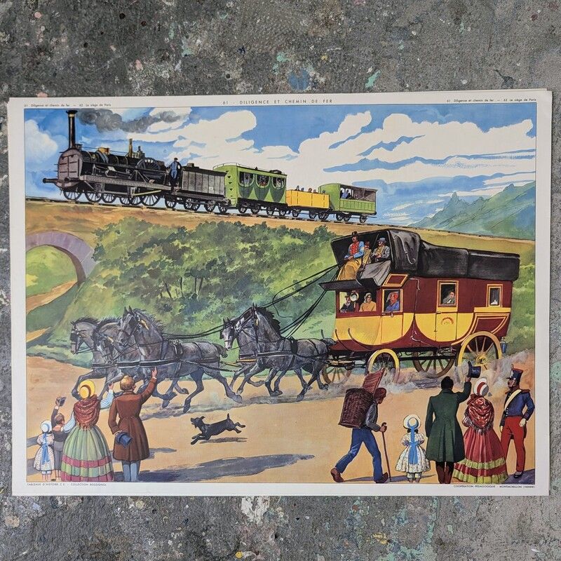 Affiche Rossignol Diligence / Siège de Paris | L'Atelier Imparfait