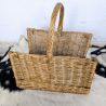 Panier Porte-Bûches en Osier | L'Atelier Imparfait