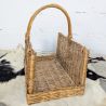 Panier Porte-Bûches en Osier | L'Atelier Imparfait