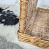 Panier Porte-Bûches en Osier | L'Atelier Imparfait