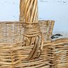 Panier Porte-Bûches en Osier | L'Atelier Imparfait