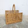 Panier Porte-Bûches en Osier | L'Atelier Imparfait