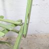 Chaise pliante enfant vintage bois vert patiné | L'Atelier Imparfait Chaise pliante enfant vintage bois vert patiné | L'Atelier Imparfait