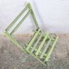 Chaise pliante enfant vintage bois vert patiné | L'Atelier Imparfait Chaise pliante enfant vintage bois vert patiné | L'Atelier Imparfait