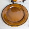 Assiette faïence Saint-Clément ambrée vintage |&nbsp;L'Atelier Imparfait